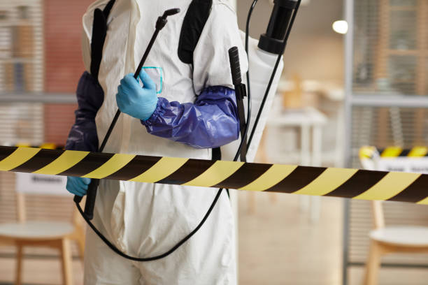 Professional Blood Cleanup technician working in Farmville, VA